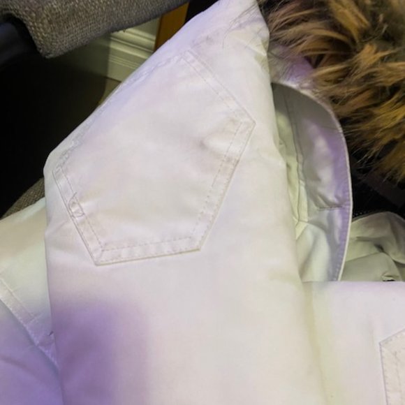 White Steve Madden Winter Coat Kids Size 10/12 - Picture 7 of 9